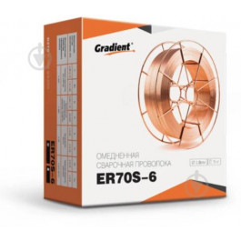 Gradient Проволока омедненная GRADIENT ER70S-6 O2,0 мм (15 кг)