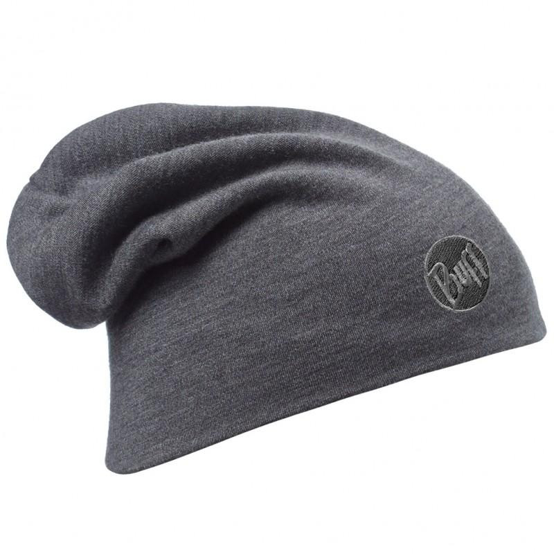 Buff шапка  HEAVYWEIGHT MERINO WOOL HAT Adult solid grey - зображення 1