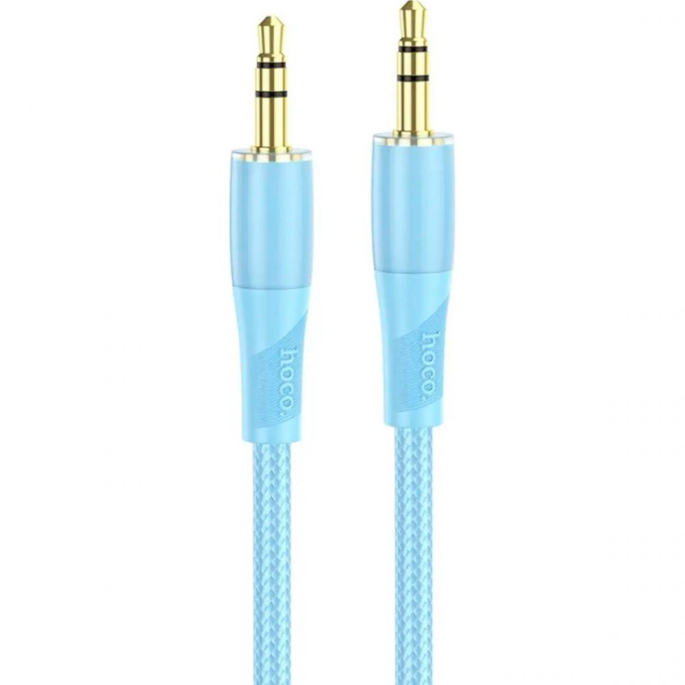 Hoco UPA25 Transparent Discovery Edition AUX Audio Cable Blue - зображення 1