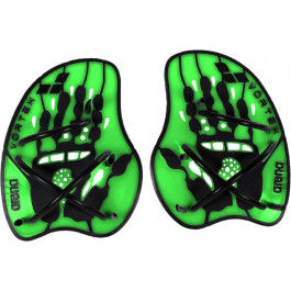 Arena Лопатки для плавания  Vortex Evolution Hand Paddle 95232-65 M Black-lime (3468334370386)