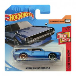 Hot Wheels Nissan Skyline 2000 GT-R Then and Now FJX88 Blue