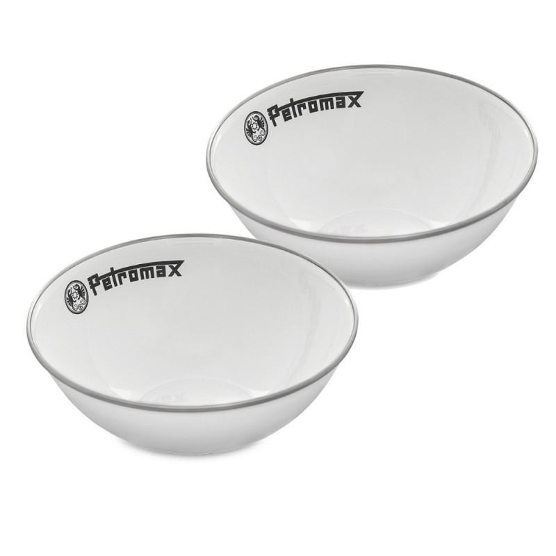 Petromax Enamel Bowls 1 л Білий (2 шт) (px-bowl-1-w) - зображення 1