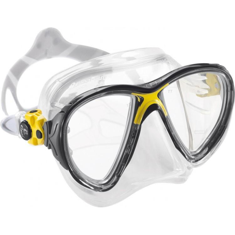 Cressi Big Eyes Evolution Crystal / clear/yellow (DS340010) - зображення 1