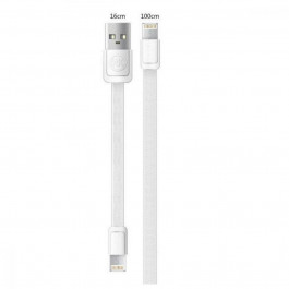 WEKOME WDC-009 M&S Lightning/Micro USB 1m White (2000700000063)