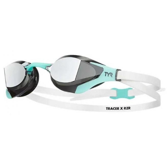 TYR Tracer-X RZR Racing Mirrored Adult, Silver/Mint/White (LGTRXRZM-718) - зображення 1