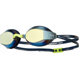   TYR Blackops 140 EV Racing Mirrored Adult, Gold/Navy/Navys (LGBKOPM-759)