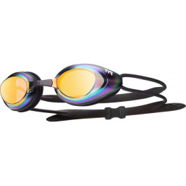   TYR Blackhawk Racing Mirrored Adult, Gold/Metal Rainbow/Black (LGBHM-223)