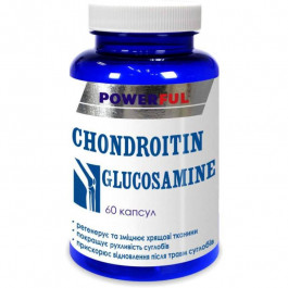 POWERFUL Хондроитин глюкозамин  60 капсул (1000 мг)