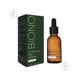 Biono Сироватка для обличчя  Soy Isoflavones & Grape Polyphenols 30 мл (4820267050503)