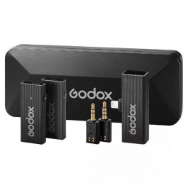 Godox MoveLink Mini LT 2-Person Wireless Microphone System (MOVELINK MINI LT KIT 2 B)