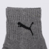 PUMA Набор носков  Unisex Short Crew Socks (3 Pack) 90611063 47/49 3 пары Grey/White/Black (8718824461106 - зображення 2