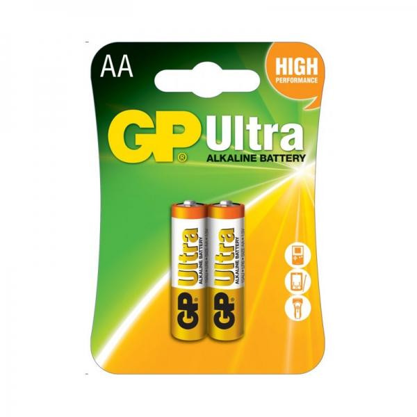 GP Batteries AA bat Alkaline 2шт Ultra (15AU-U2) - зображення 1