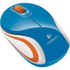Logitech M187 Wireless Mini Mouse (Blue) (910-002733) - зображення 1