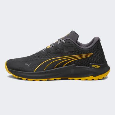 PUMA Чоловічі кросівки для бігу з Gore-Tex  Fast-Trac Nitro Gtx 37706205 43 (9UK) 28 см  Black-Yellow Siz - зображення 1