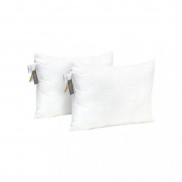 MirSon Набор антиаллергенных средних подушек Eco-Soft 1618 Eco Light White  (2 шт) 50х70 см (2200002652094)