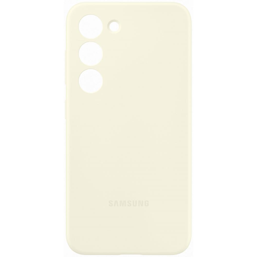 Samsung S911 Galaxy S23 Silicone Case Cream (EF-PS911TUEG) - зображення 1