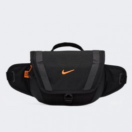 Nike Спортивна сумка крос-боді на пояс тканина  HERITGE BKPK-RORSCHACH DJ9681-011 Чорна/Помаранчева (0196