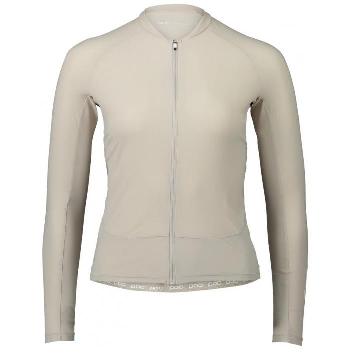 POC Велоджерсі з довгим рукавом жіноче  Essential Road W&#39;s LS Jersey, Light Sandstone Beige, M (PC S - зображення 1