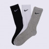 Nike Набор носков  U Nk V Cush Crew - 3P Value SX4508-965 L (42-46) 3 пары Черный/Белый (685068095474) - зображення 1