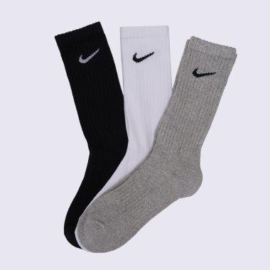 Nike Набор носков  U Nk V Cush Crew - 3P Value SX4508-965 M (38-42) 3 пары Черный/Белый (685068095467) - зображення 1
