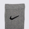 Nike Набор носков  U Nk V Cush Crew - 3P Value SX4508-965 M (38-42) 3 пары Черный/Белый (685068095467) - зображення 2