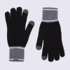 PUMA Рукавички  Knit Gloves 04177201 S Black-Dark Gray Heather (4064533037090) - зображення 1