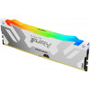 Kingston FURY 16 GB DDR5 6400 MHz Renegade Silver/White RGB (KF564C32RWA-16) - зображення 1