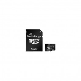 MediaRange 128 GB microSDXC Class 10 UHS-I + SD Adapter MR945