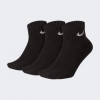Nike Носки  V Cush Ankle-3P Value SX4926-001 S (34-38) 3 пары Черные (887232701048) - зображення 1