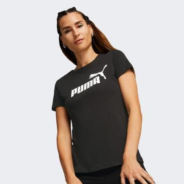 PUMA Футболка  Ess Logo Tee 58677401 XS Black (4063697276956) - зображення 1