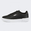 PUMA Женские кеды низкие  Carina 2.0 38584905 39 (6UK) 25 см  Black- Black- Silver (4065449652674) - зображення 1