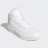 Adidas Кеди hoops 3.0 mid w ftwwht/ftwwht/dshgry (GW5457) Білий - зображення 2