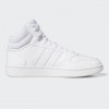 Adidas Кеди hoops 3.0 mid w ftwwht/ftwwht/dshgry (GW5457) Білий - зображення 3