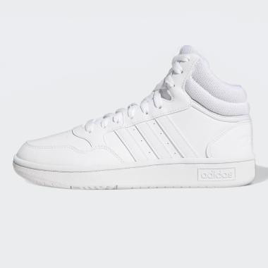 Adidas Кеди hoops 3.0 mid w ftwwht/ftwwht/dshgry (GW5457) 6 Білий - зображення 1