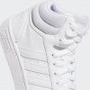 Adidas Кеди hoops 3.0 mid w ftwwht/ftwwht/dshgry (GW5457) 6 Білий - зображення 7