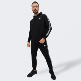   Nike Спортивний костюм чоловічий  M Nk Flc Gx Hd Trk Suit FB7296-010 XL BLACK/WHITE (0196607390672)