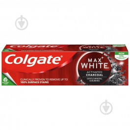 Colgate Зубна паста,  Max White Charcoal Optic White Що відбілює з вугіллям 75 (мл)