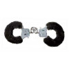 Toy Joy Наручники Furry Fun Cuffs, черный (TOY9505) - зображення 1