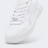 PUMA Жіночі кеди низькі  Carina 2.0 Lux 39501701 37 (4UK) 23 см  White-Vapor Gray- Silver (4099686092320) - зображення 5