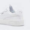 PUMA Жіночі кеди низькі  Carina 2.0 Lux 39501701 37 (4UK) 23 см  White-Vapor Gray- Silver (4099686092320) - зображення 6