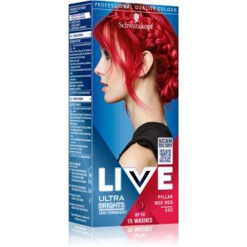 Schwarzkopf LIVE Ultra Brights or Pastel перманентна фарба для волосся відтінок 092 Pillar Box Red - зображення 1