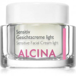 Alcina For Sensitive Skin ніжний крем для обличчя для заспокоєння та зміцнення чутливої шкіри  50 мл