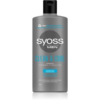 Syoss Men Clean & Cool шампунь для нормального та жирного волосся 440 мл - зображення 1