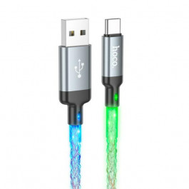 Hoco U112 Shine USB-A to Type-C 1m Gray (6931474788818)