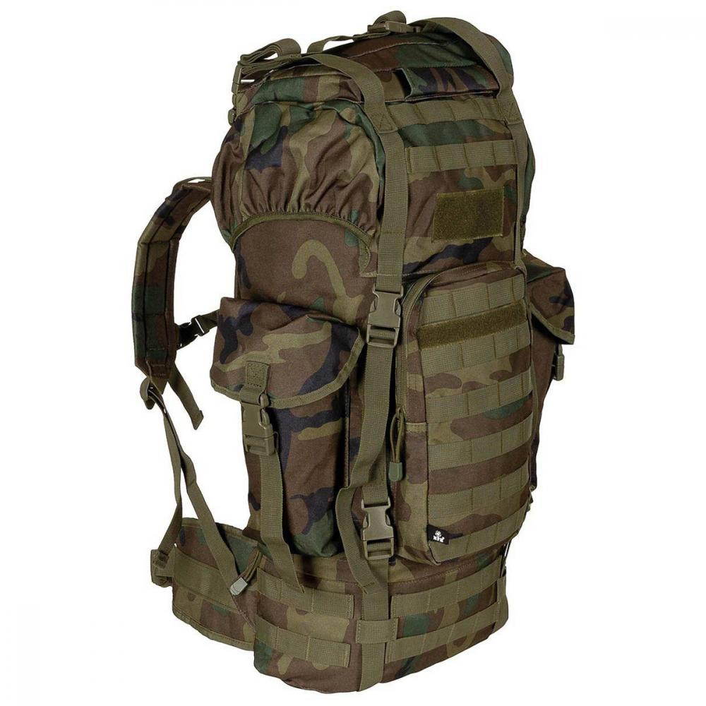 MFH BW Combat Backpack MOLLE 65L / woodland (30250T) - зображення 1