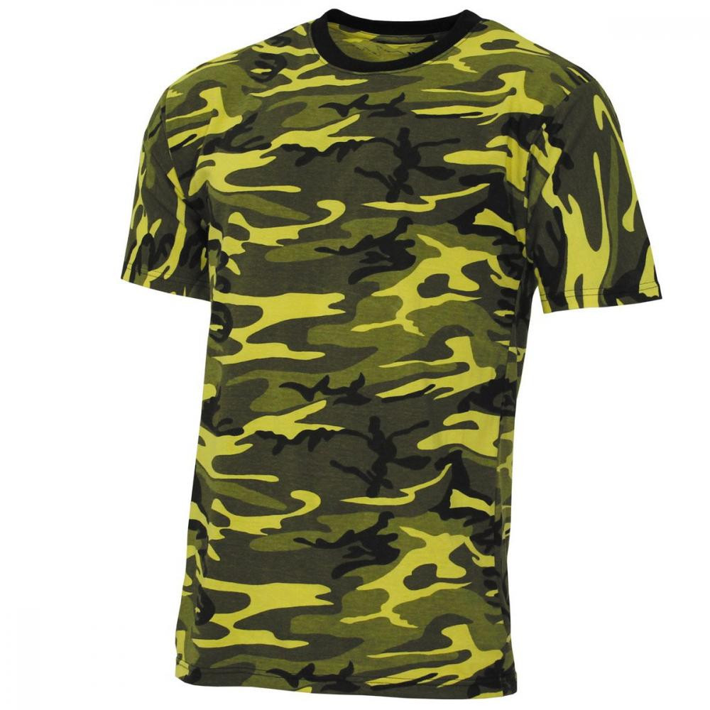 MFH Футболка T-shirt  Streetstyle - Yellow Camo M - зображення 1