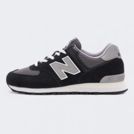 New Balance Чоловічі кросівки  574 U574TWE 44.5 (10.5US) 28.5 см Чорний/Сірий (197375738819)