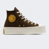 Converse Коричневі жіночі кеди  Chuck Taylor All Star Modern Lift conA07203C 40.5 - зображення 3