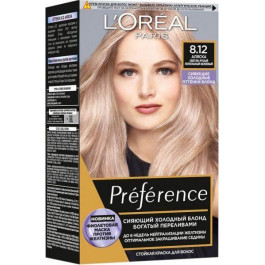 L'Oreal Paris Гель-фарба для волосся  8.12 Аляска. Світло-русявий попелястий бежевий 174 мл (3600523948581)