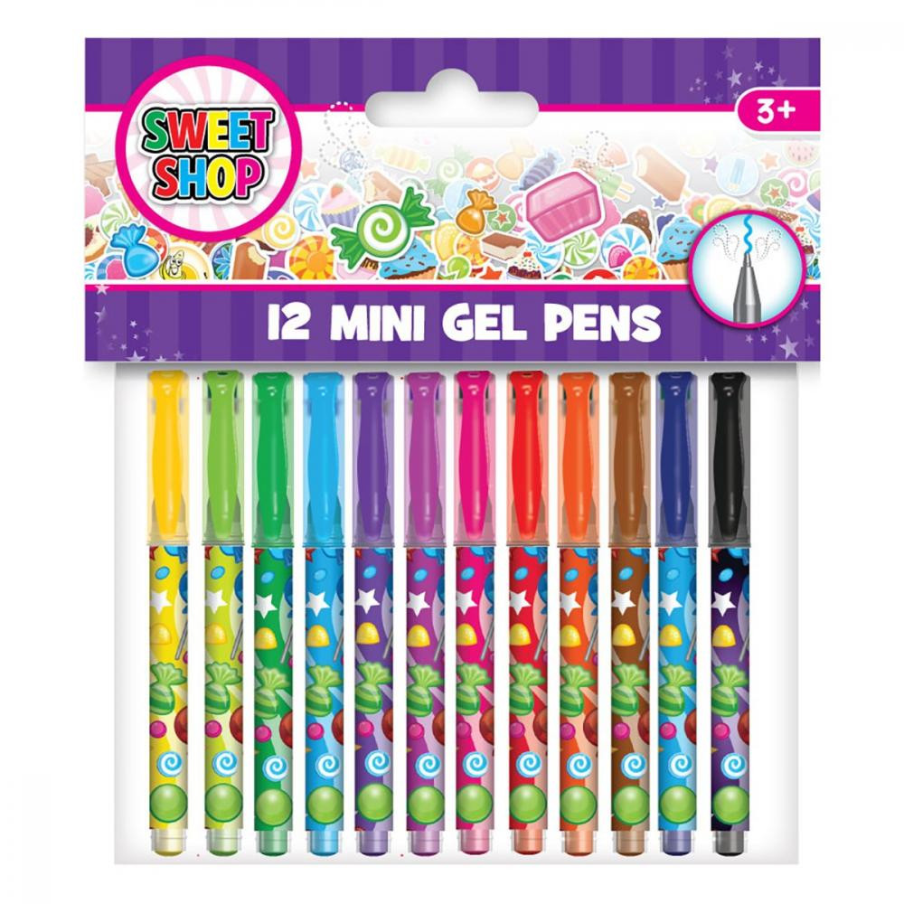 Sweet Shop Набір ароматних гелевих ручок , міні, 12 кольорів (50084) - зображення 1